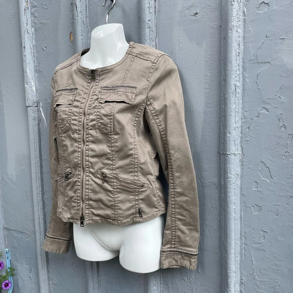 Marc Cain khaki jacket, size N3 (US 8) - Picture 2 of 11